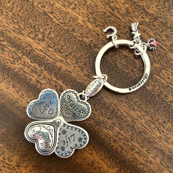 BRIGHTON GOOD LUCK hanging charm key chain - Picture 2 of 13